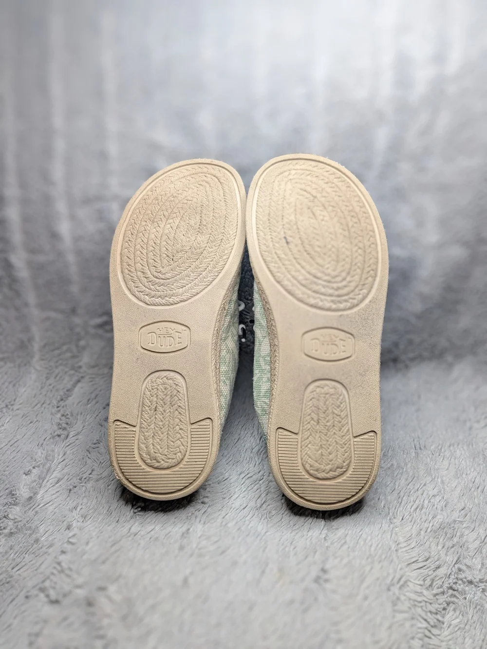 Hey Dude Women's Wally Mint Green Slip-On Shoes Women's Size 5